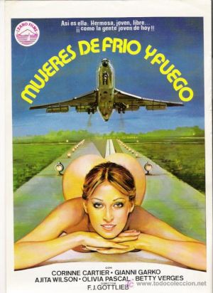 cartel de El placer de volar : mujeres de frío y fuego
